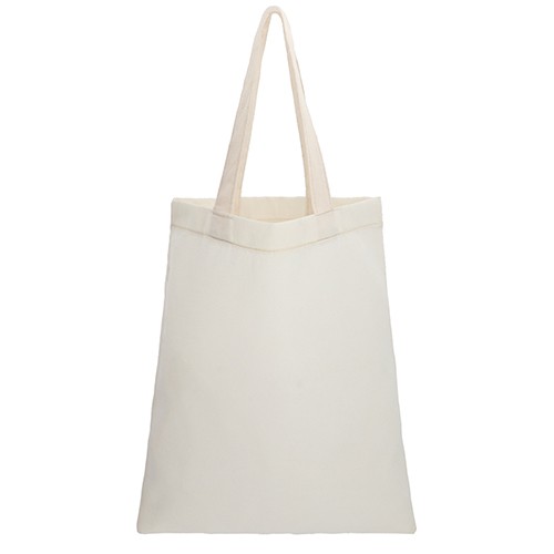 BOLSA DE ALGODON CORALINA CON ASA DE 21 X 27 CM ALTO 39 CM ANCHO 33