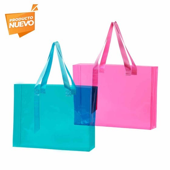 BOLSA MAXINA DE PLASTICO TRANSPARENTE