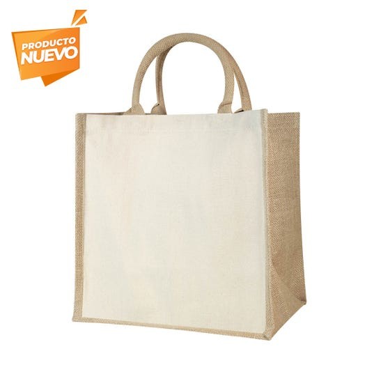 BOLSA OLIVIER DE YUTE Y ALGODÓN