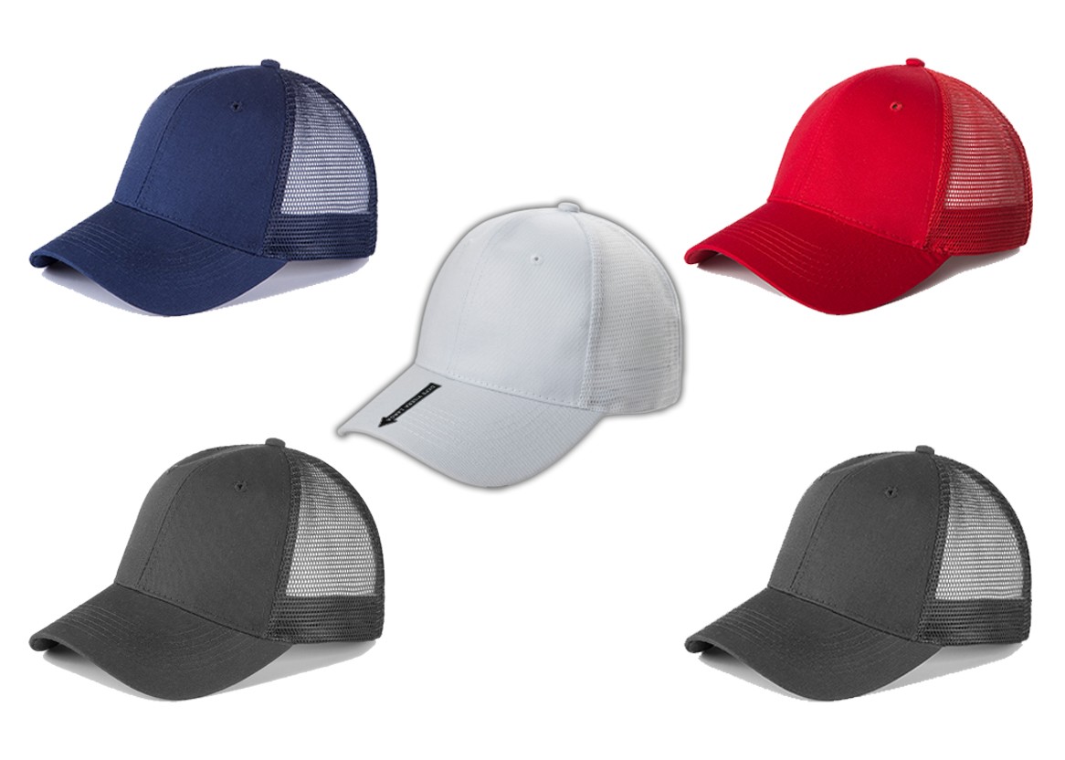 GORRA TRUCKER DE RED BASICA CON FRENTE DE ALGODON