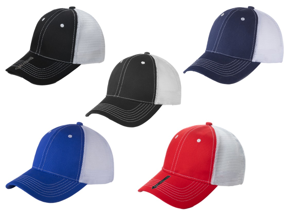 GORRA TRUCKER DE RED BASICA COMBINADA CON FRENTE DE ALGODON