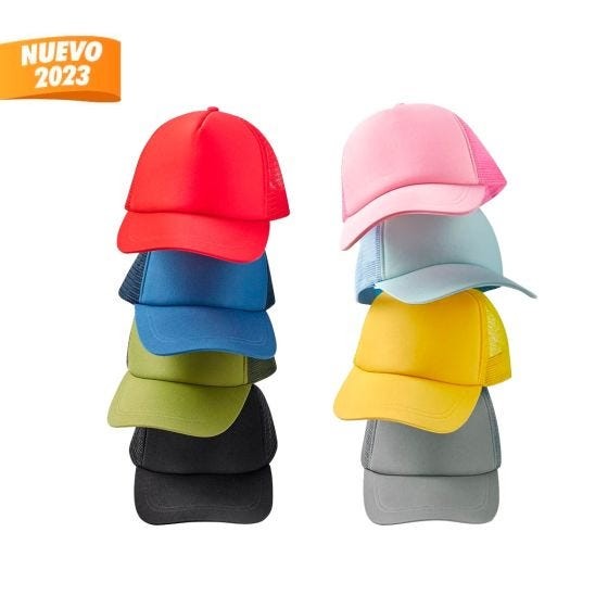 GORRA ROAD DE MALLA CON BROCHE AJUSTABLE