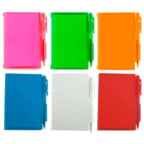 BLOCK DE NOTAS CON BOLÍGRAFO