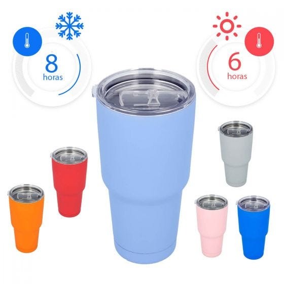 TERMO ARUBA DOBLE PARED DE ACERO DE 850 ML