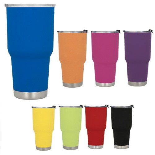 TERMO CABANNA DE ACERO CON ACABADO EN RUBBER