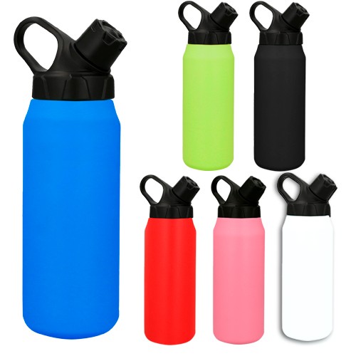 TERMO CAMARO DOBLE PARED DE ACERO TAPA ENROSCABLE Y ASA