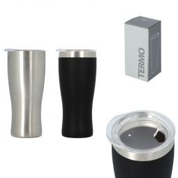 SHOT TEQUILERO VOLCA DOBLE PARED DE ACERO DE 120 ML