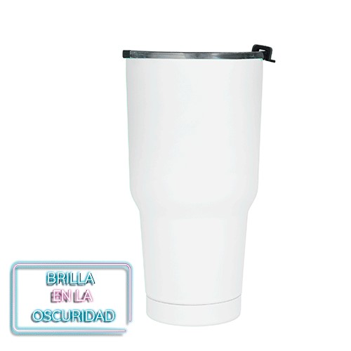 TERMO JELLY DOBLE PARED DE ACERO BRILLA EN LA OSCURIDAD