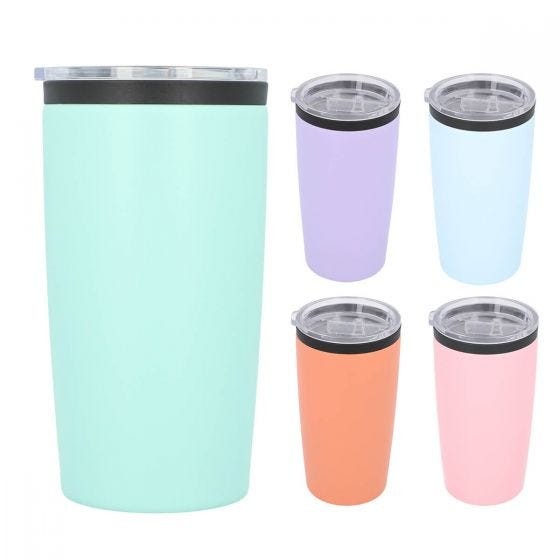 TERMO PEAK DE 540 ML (INTERIOR PLASTICO, EXTERIOR ACERO INOXIDABLE)