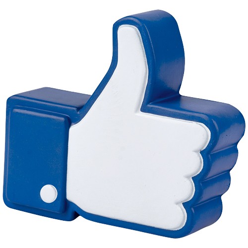 ANTI-STRESS LIKE AZUL CON BLANCO