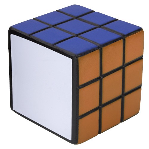 CUBO MULCOLOR ANTI-STRESS BLANCO Y 5 COLORES