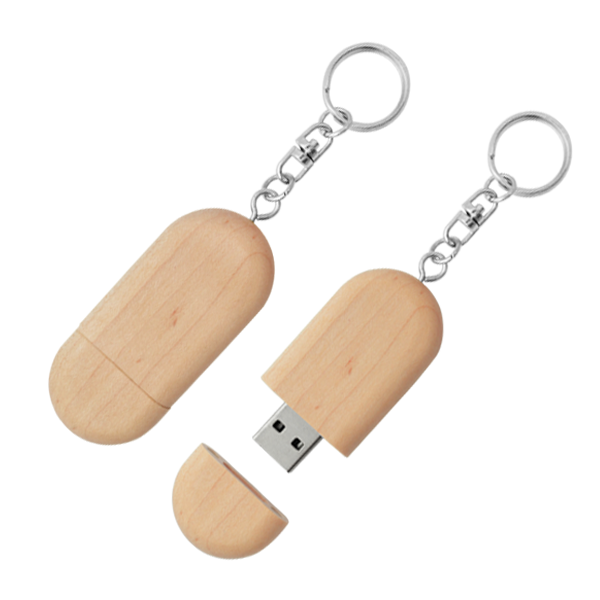 LLAVERO WOOD USB DE BAMBU (ECOLOGICO) 8GB