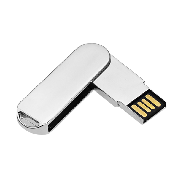 MEMORIA USB GIRATORIA PREMIUM METÁLICA DE 8GB
