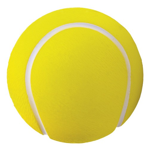PELOTA ANTI-STRESS TENNIS AMARILLO CON BLANCO