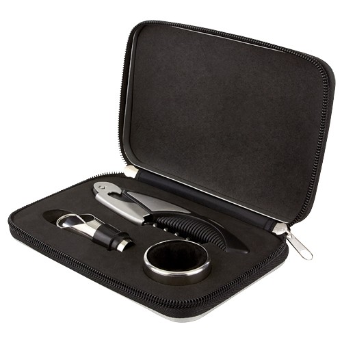 SET DE VINO ARENI PLATA